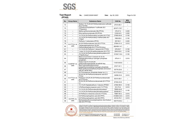環(huán)保測試報告 PFAS CANEC25009106007