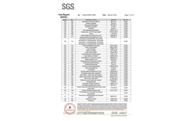 環保測試報告 SVHC CANEC25009119801